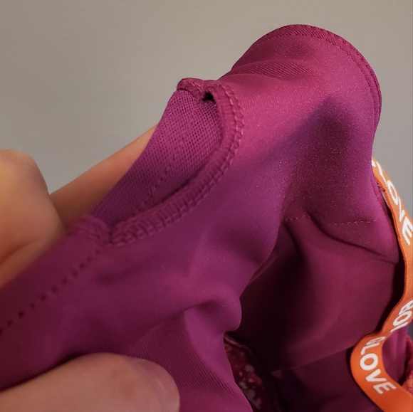 ☆ 3/35$ | BODY GLOVE | Pink & Orange Sports Bra in size Medium - Picture 4 of 4